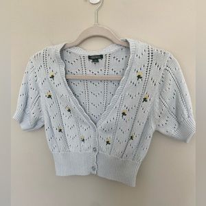 Wild Fable Crop Knit Cardigan - Medium